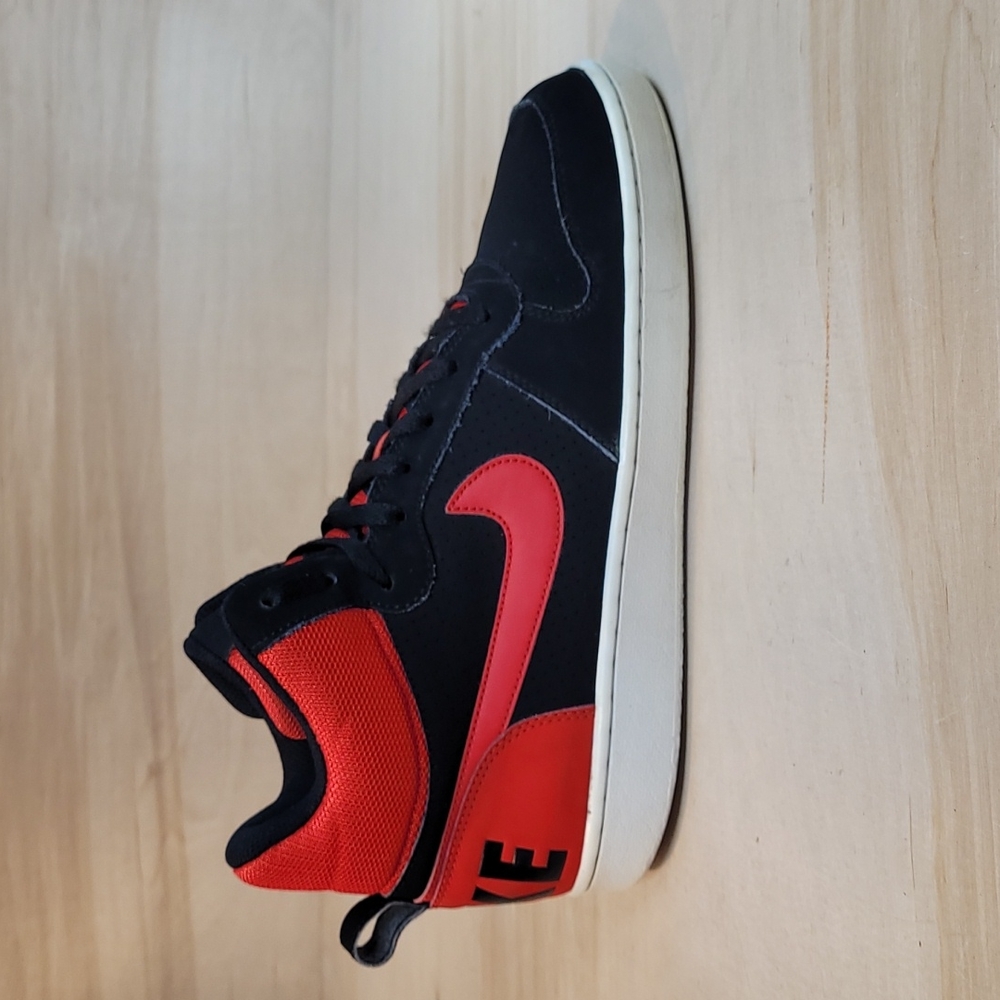 Nike Court Borough Mid 2 Black Red Men's Sneakers 838938-061